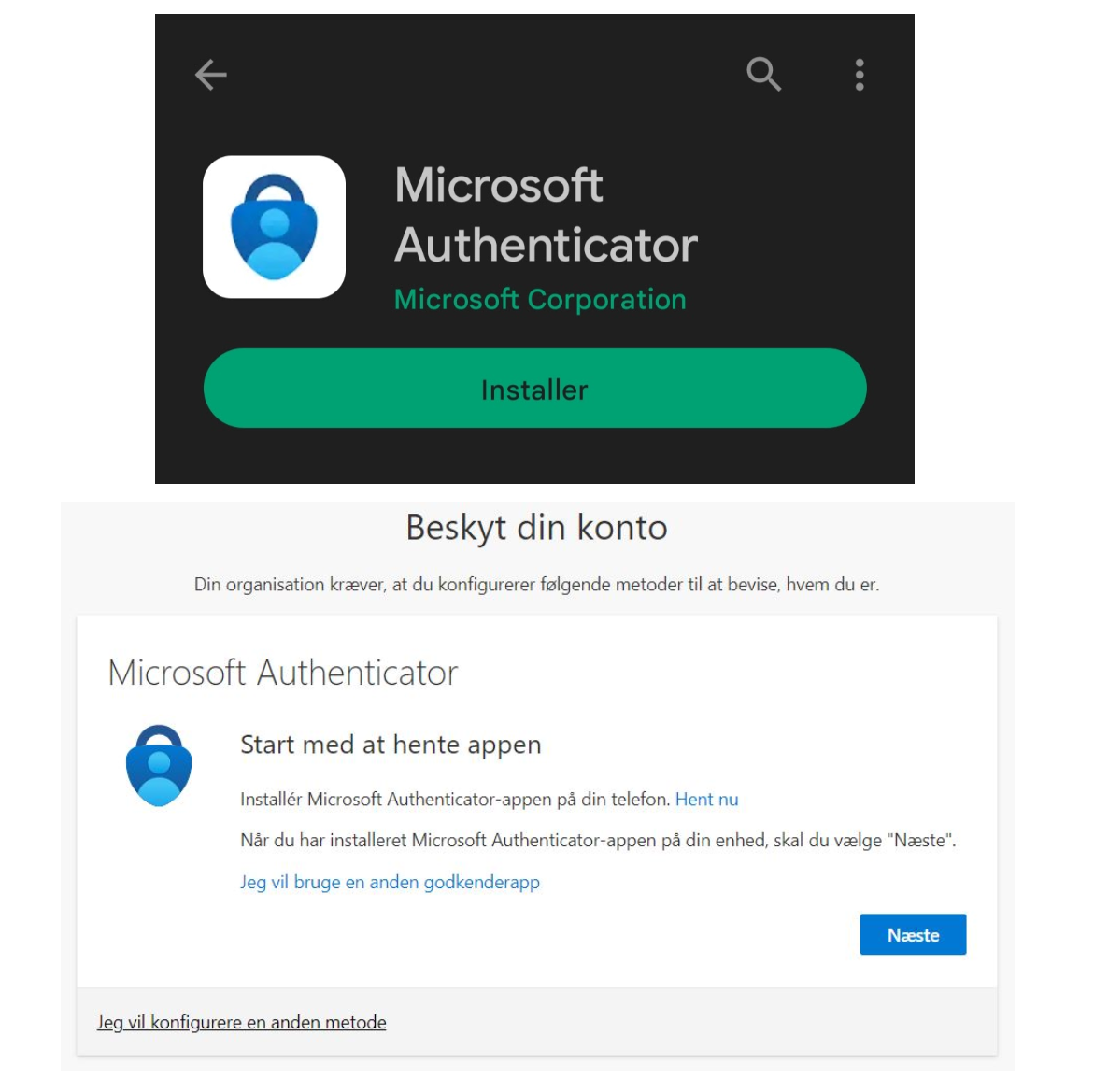 Setting up your multifactor authentication – mfa.ruc.dk